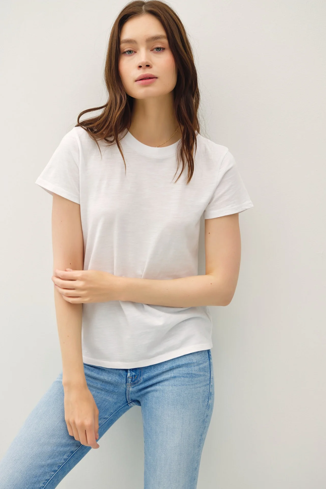 Leilani Classic Cut Acid Wash Cotton T-shirt - Image 4