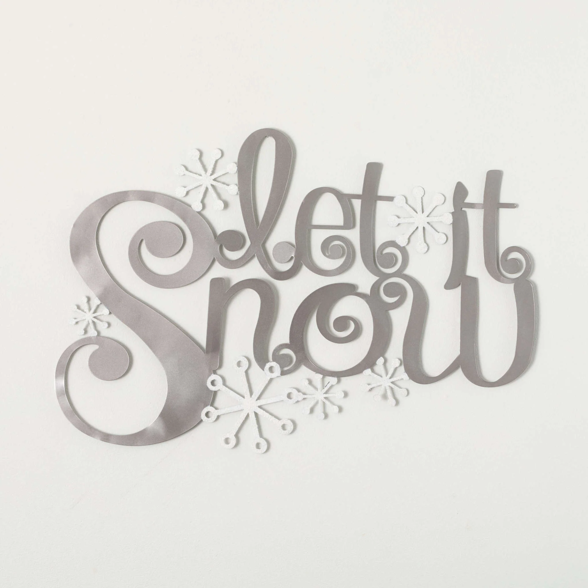 Let It Snow Wall Decor