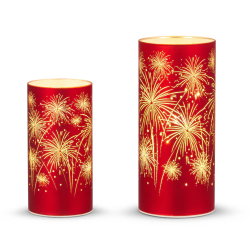 Lighted Firework Lanterns - Sold Individually