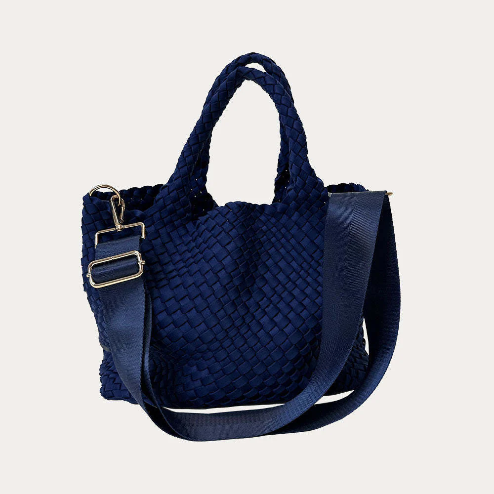 Lily Woven Neoprene Tote With Pouch - Image 9