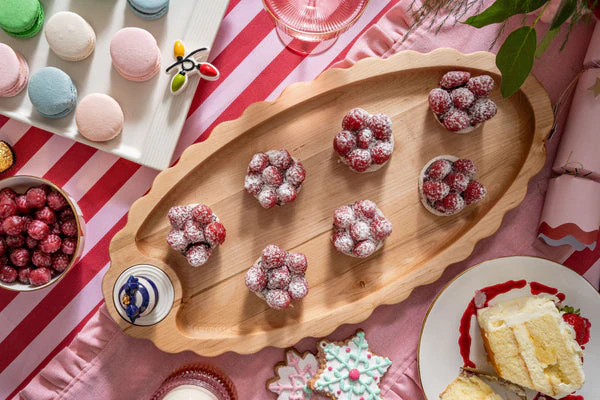 Limited Edition Maple Scalloped Anniversary Tray - Image 3