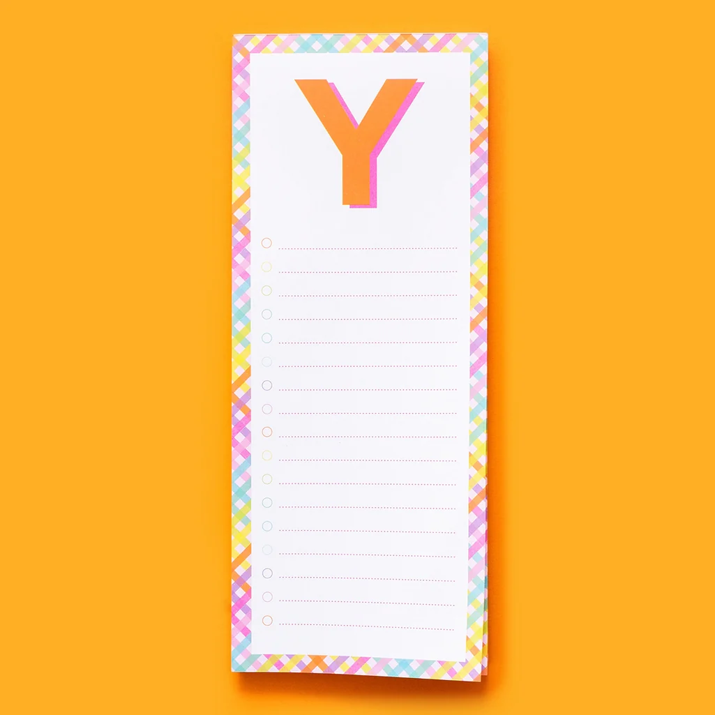 List Pad Letters - Image 42
