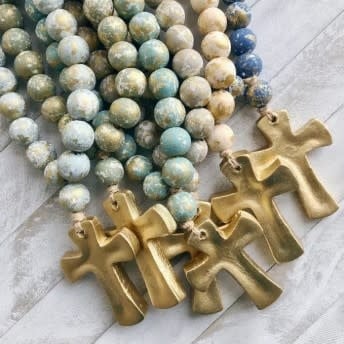 Long Blessing Beads With Fancy Cross - Image 2