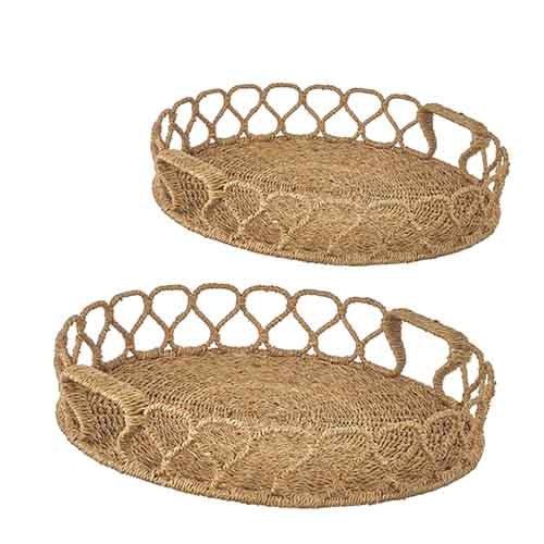 Looped Rattan Tray - Image 2