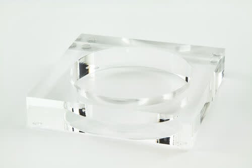 Lucite Wine Bottle Coaster
