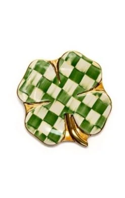 Lucky Check Clover Plate
