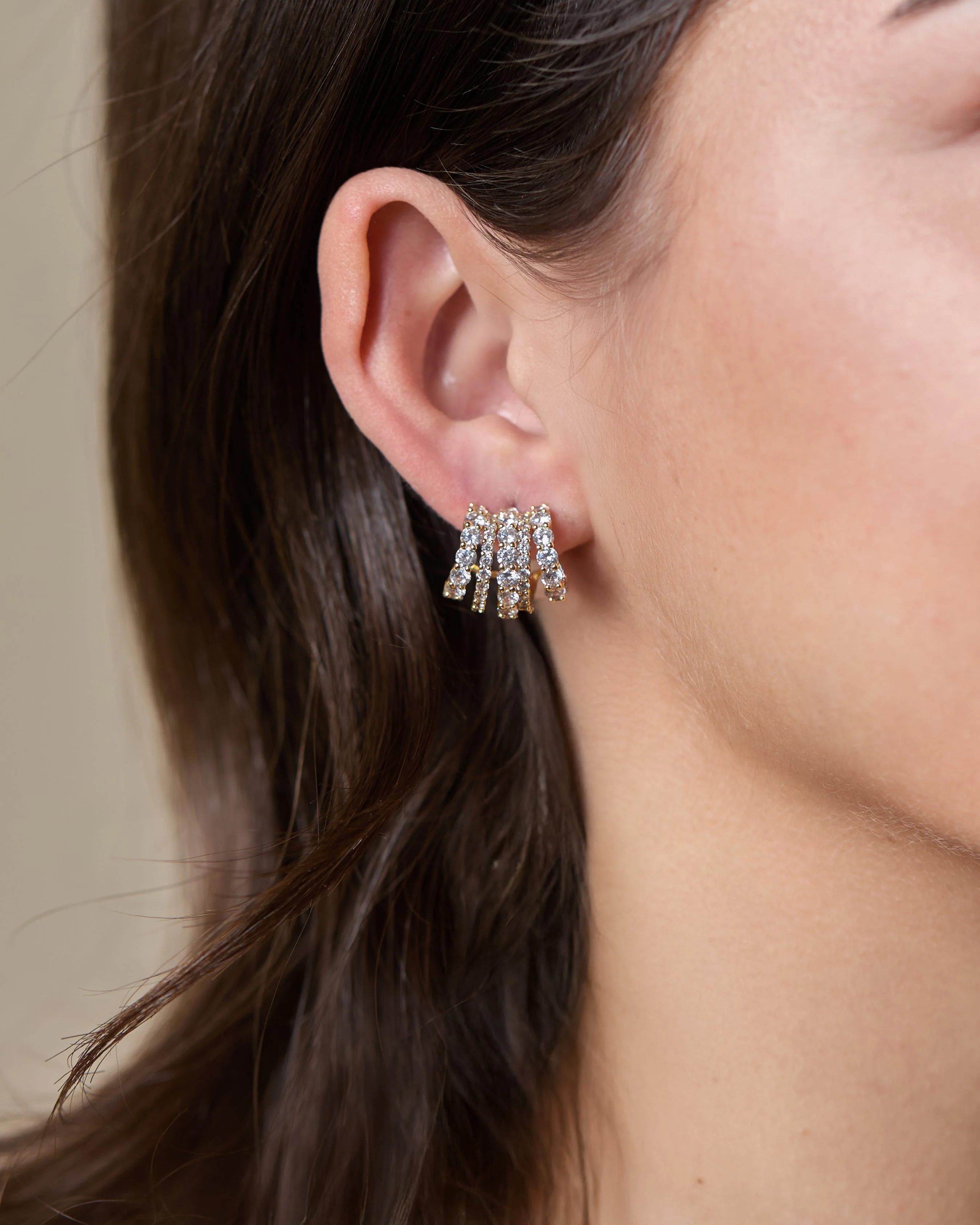Maeve Quintuple Hoop Earrings