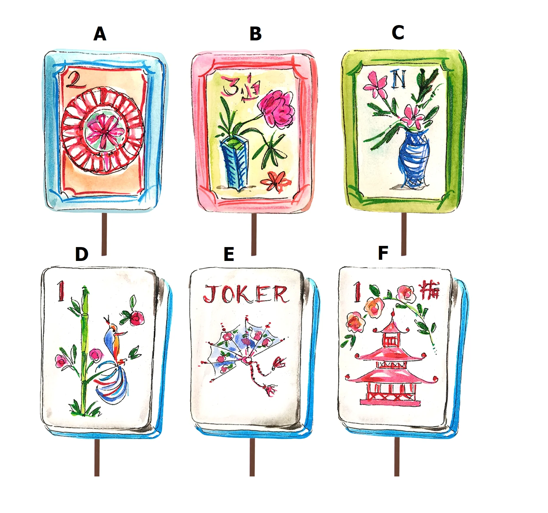 Mahjong Tiles - Sold Individually