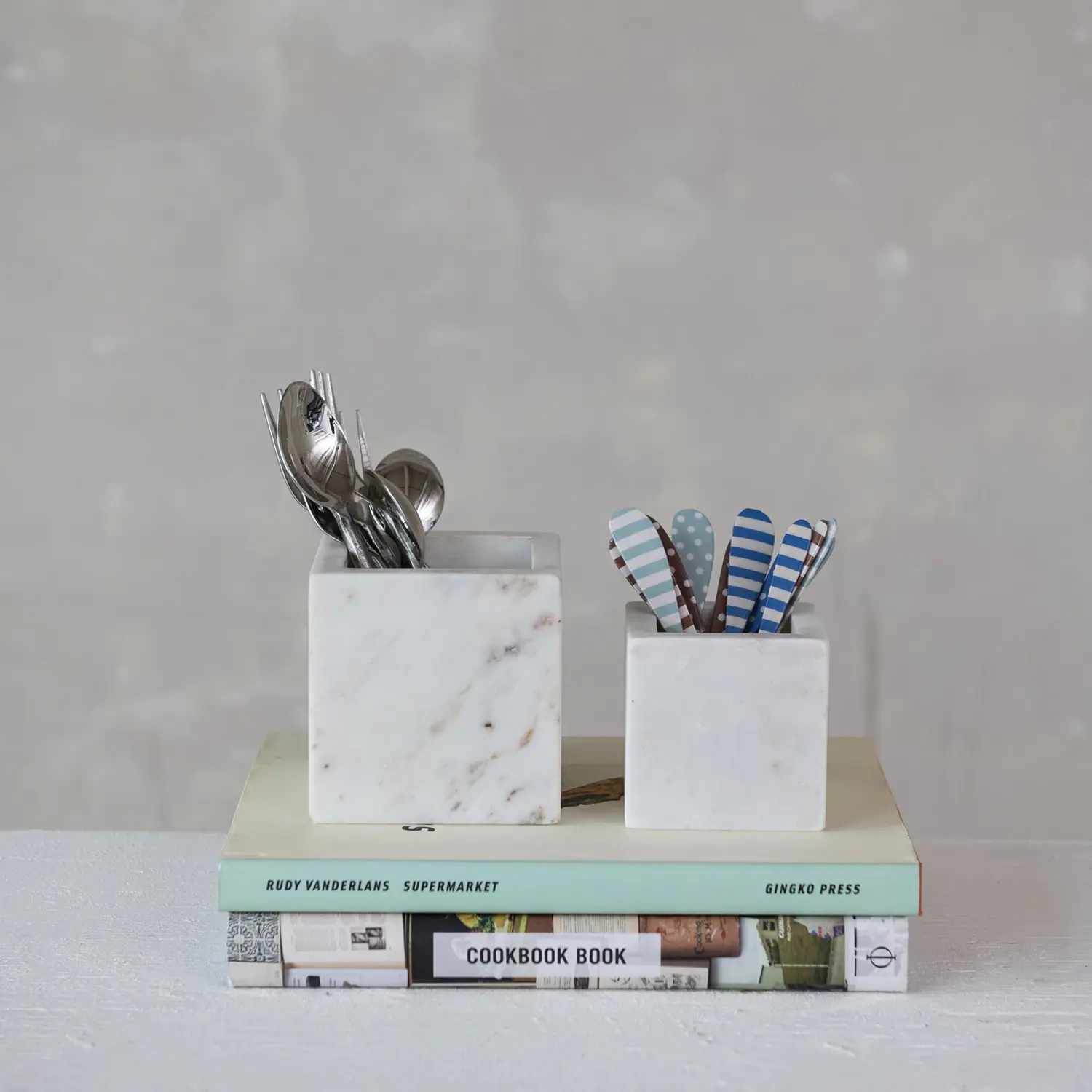 Marble Container - White - Image 2