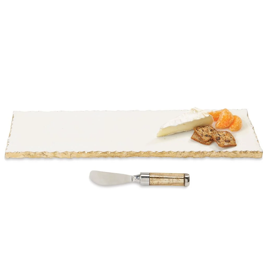 Marble & Gold Edge Hostess Set