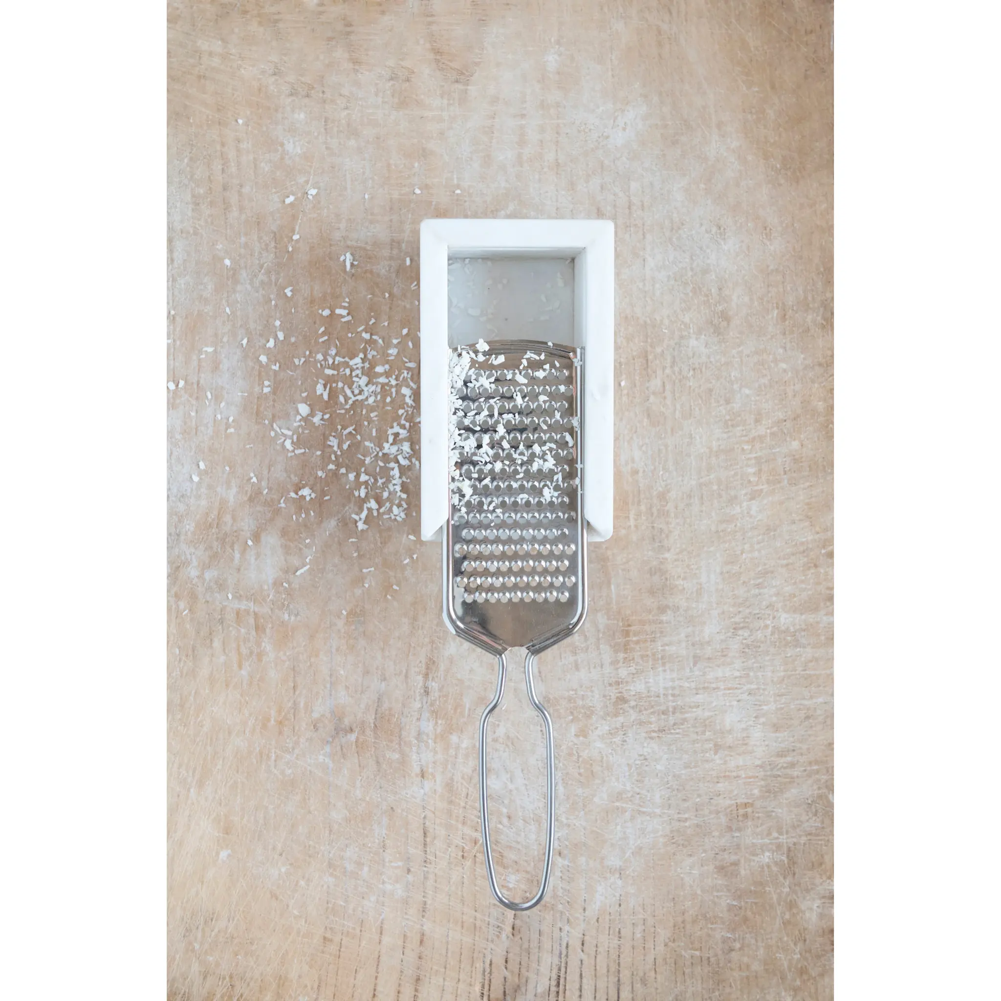 Marble & Stainless Steel Cheese Grater - Image 3