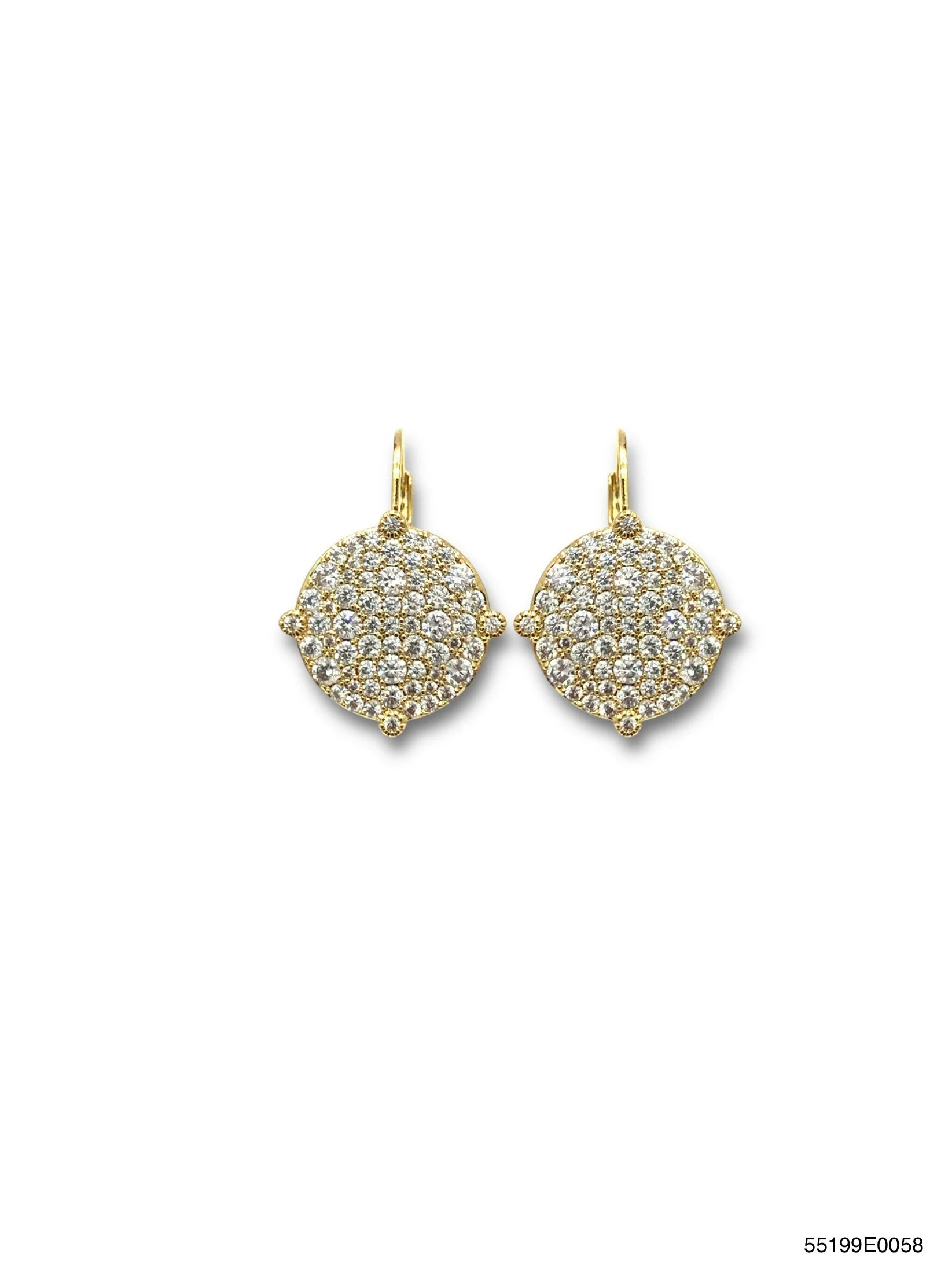 Marie Drop Earrings Gold