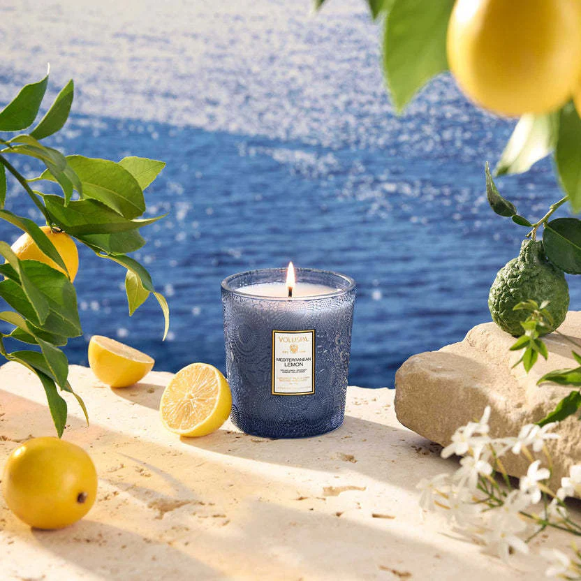 Mediterranean Lemon 9oz. Classic Candle - Image 2