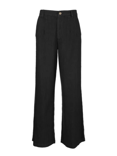Meg High Rise Wide Straight Legs Front Pleats - Image 5