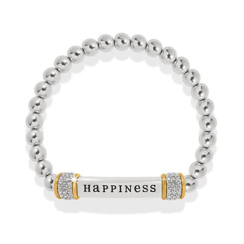 Meridian Happiness Two Tone Stretch Bracelet - Image 2