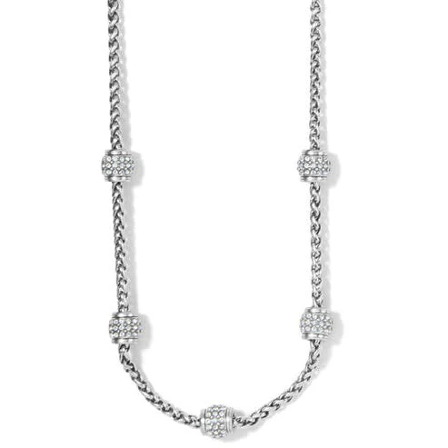 Meridian Petite Short Necklace Silver