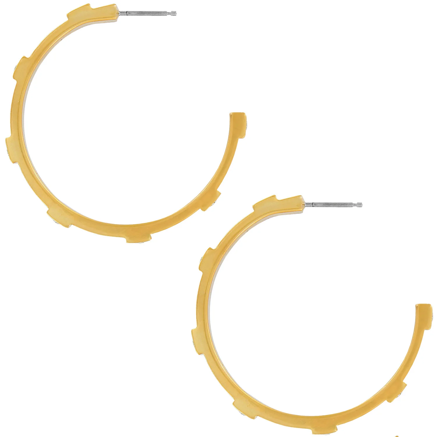Meridian Zenith Station Hoop Earrings - Gold - Image 2