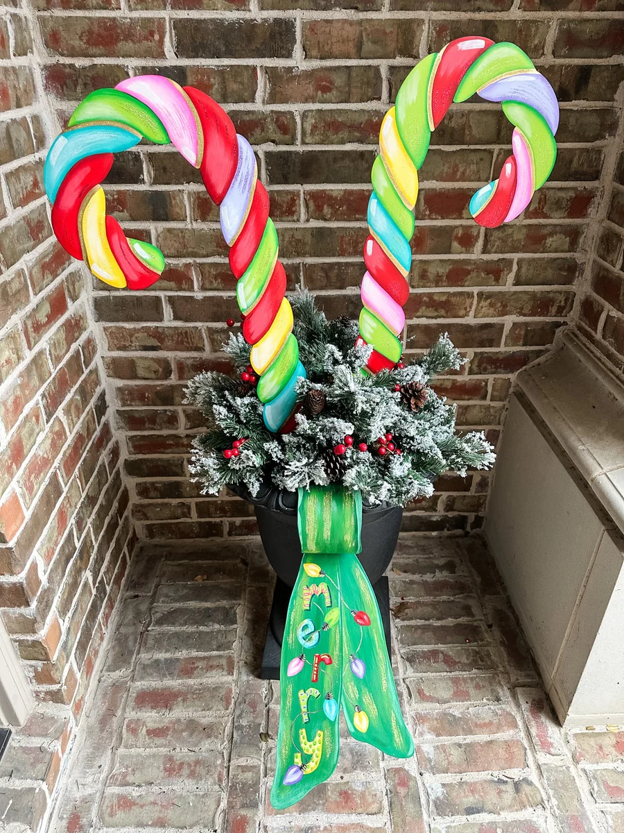 Merry & Bright Candy Cane Large - Image 3