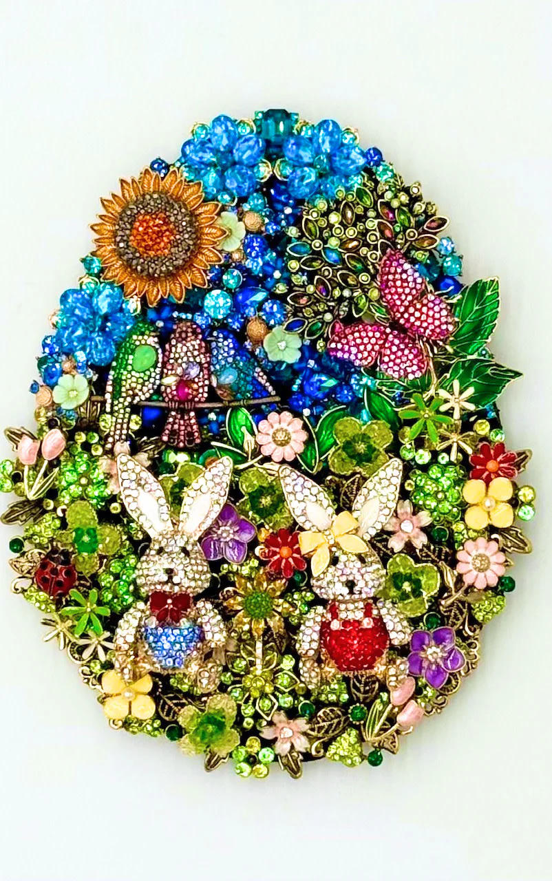 Merry Everything Springtime Friends Egg