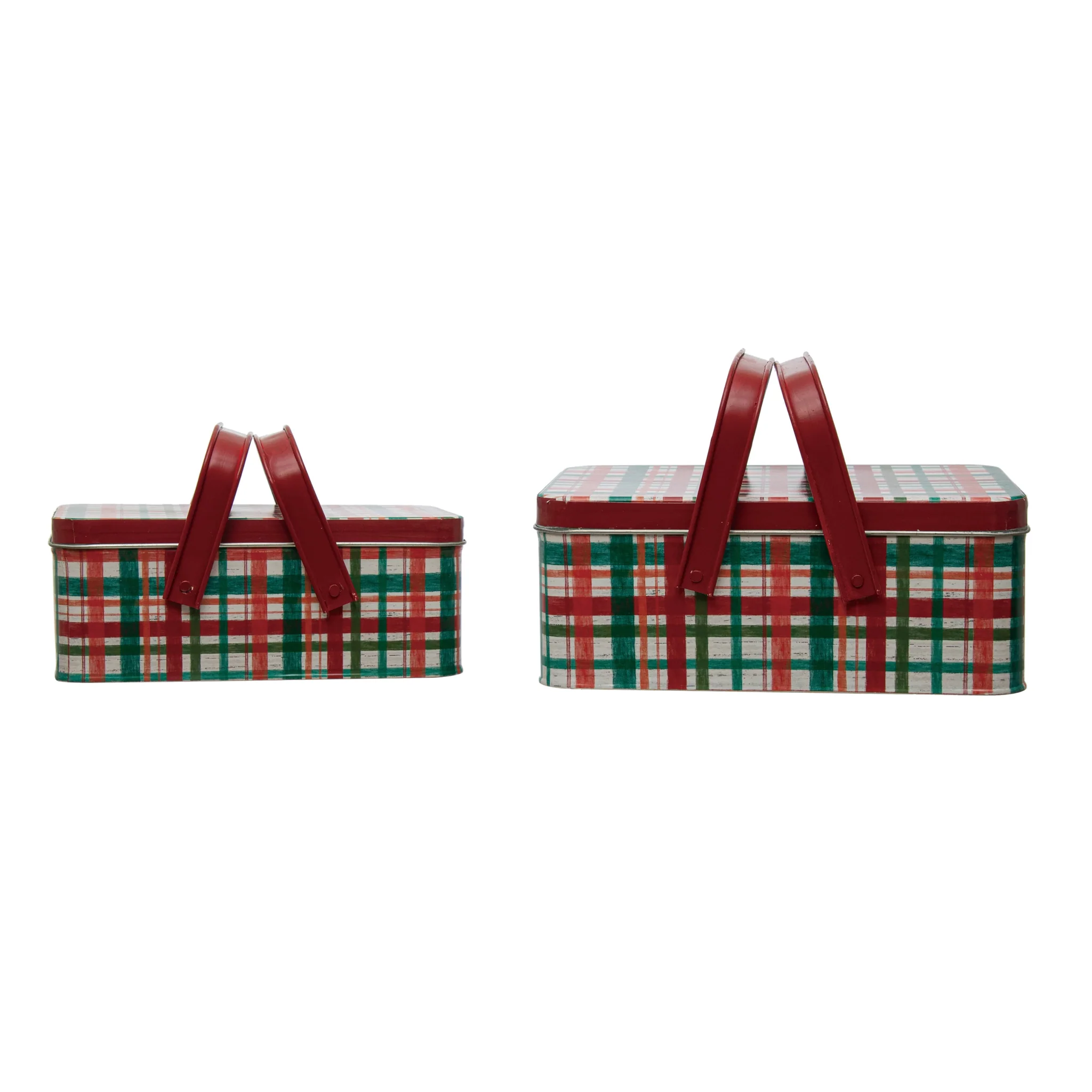 Metal Boxes with Handles and Lids - Image 2
