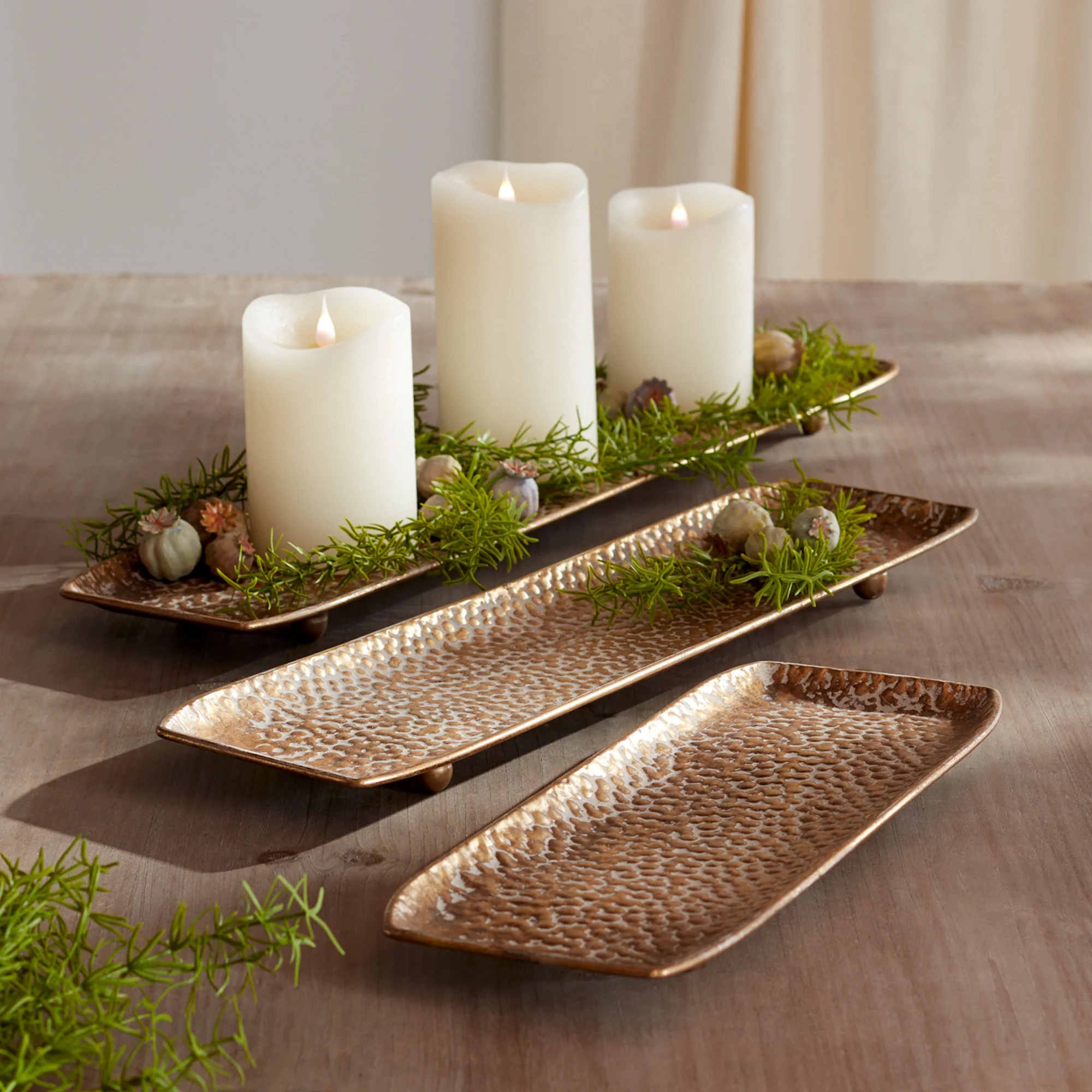 Metal Decorative Tray - Sold Individually - Image 2