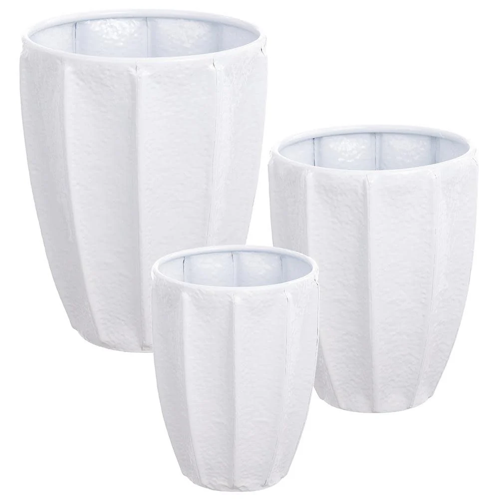 Metal Planter White