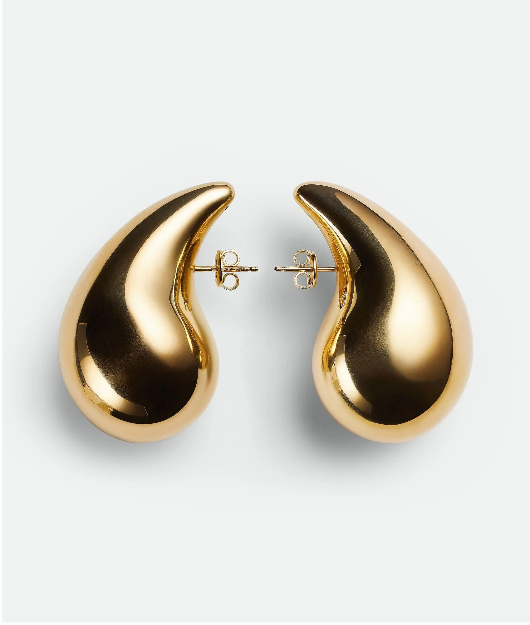 Metal Tears Charm Earring - Bottega Veneta Dupes - Image 2
