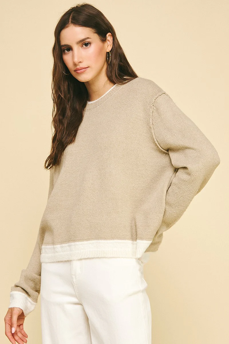 Mia Colorblock Knit Sweater - Image 2