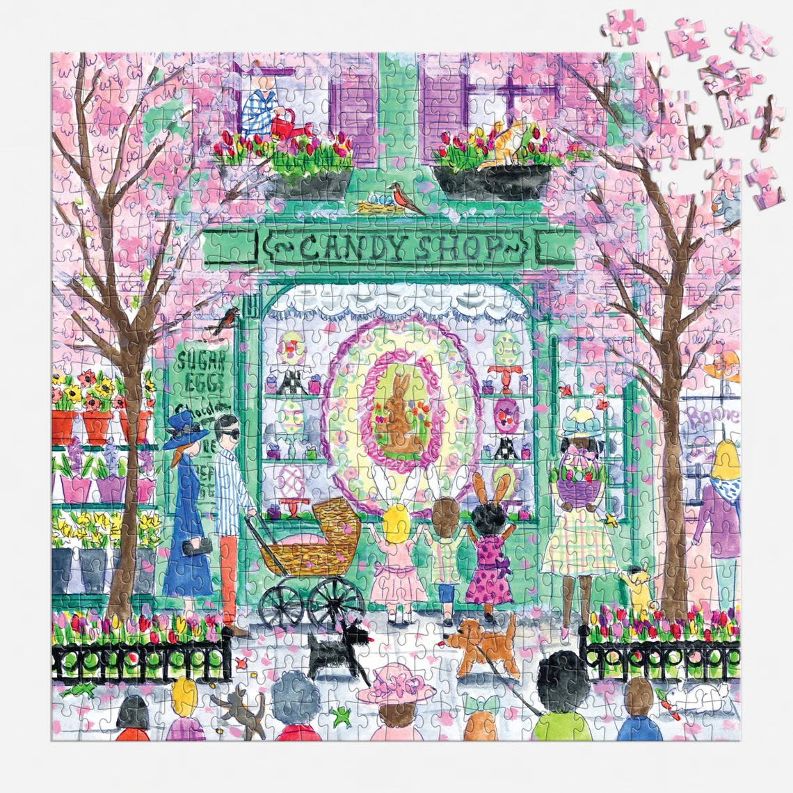 Michael Storrings Easter Candy Shop 500 Piece Puzzle - Image 4