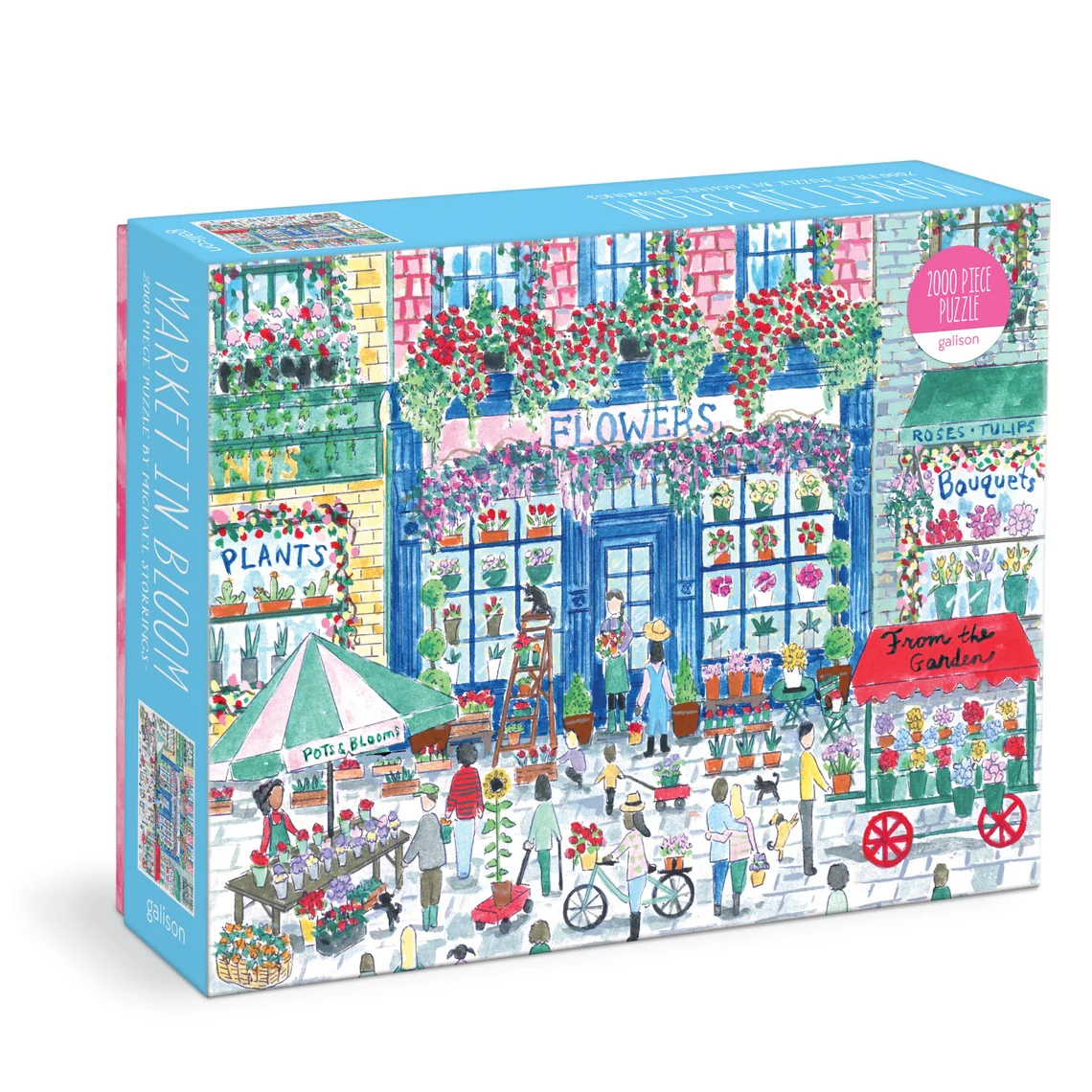 Michael Storrings Market in Bloom 2000 Piece Puzzle - Image 2