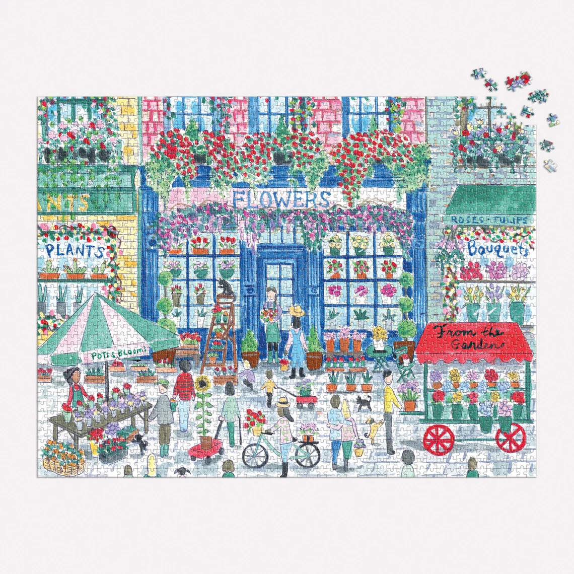 Michael Storrings Market in Bloom 2000 Piece Puzzle - Image 4