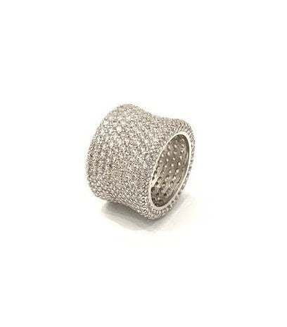 Micropaved CZ Eternity Ring - Image 3