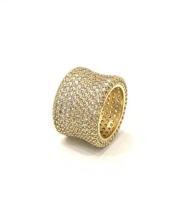Micropaved CZ Eternity Ring - Image 4