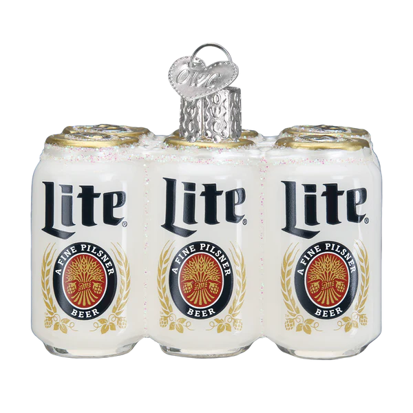 Miller Light Six Pack Ornament - Image 2