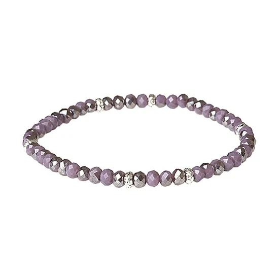 Mini Crystal Bracelet Silver Accent - Image 11