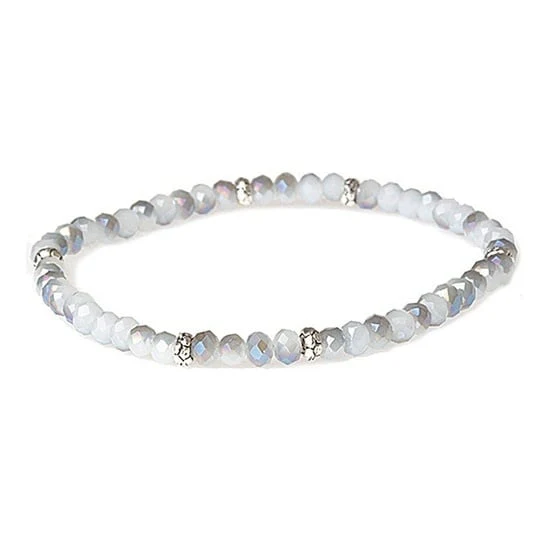 Mini Crystal Bracelet Silver Accent - Image 14