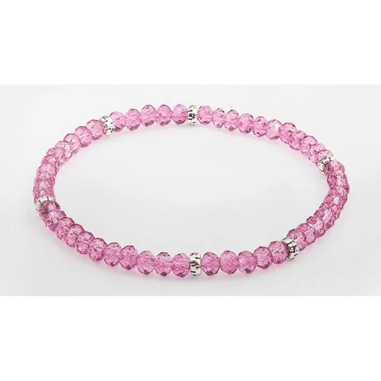 Mini Crystal Bracelet Silver Accent - Image 19
