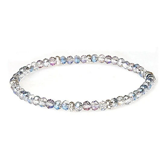 Mini Crystal Bracelet Silver Accent - Image 22