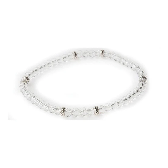 Mini Crystal Bracelet Silver Accent - Image 25