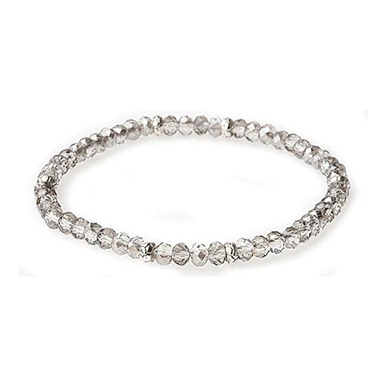 Mini Crystal Bracelet Silver Accent - Image 30