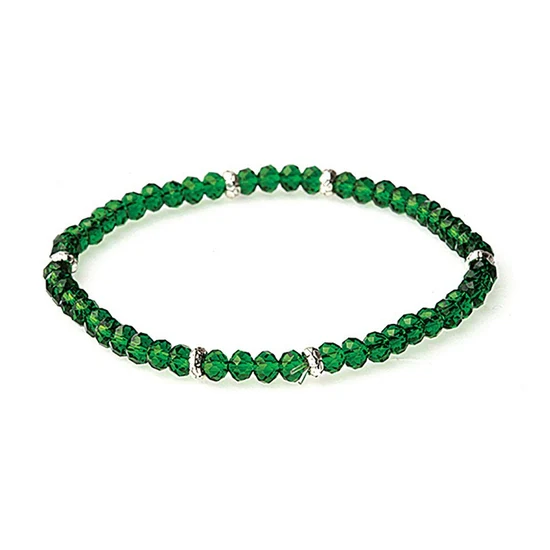 Mini Crystal Bracelet Silver Accent - Image 37