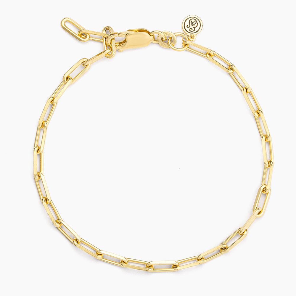 Mini Paper Clip Chain Bracelet - Image 3