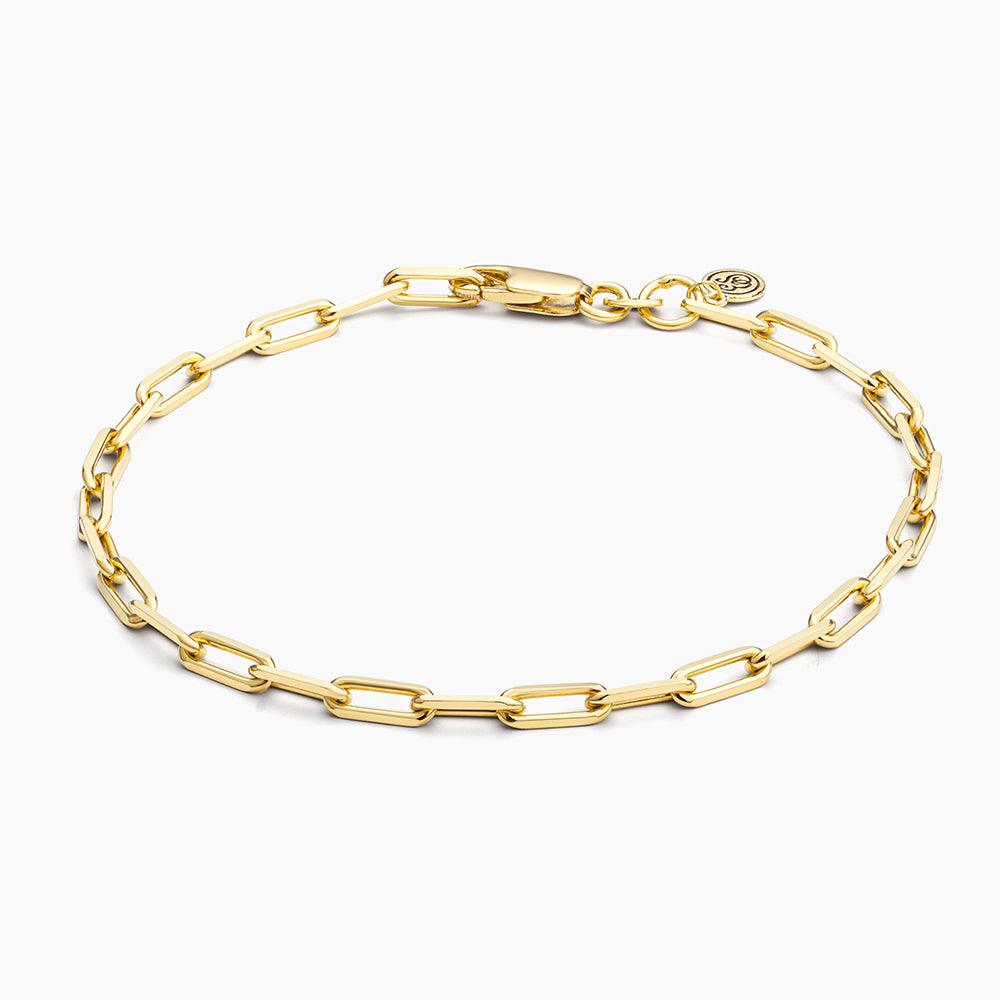 Mini Paper Clip Chain Bracelet - Image 4