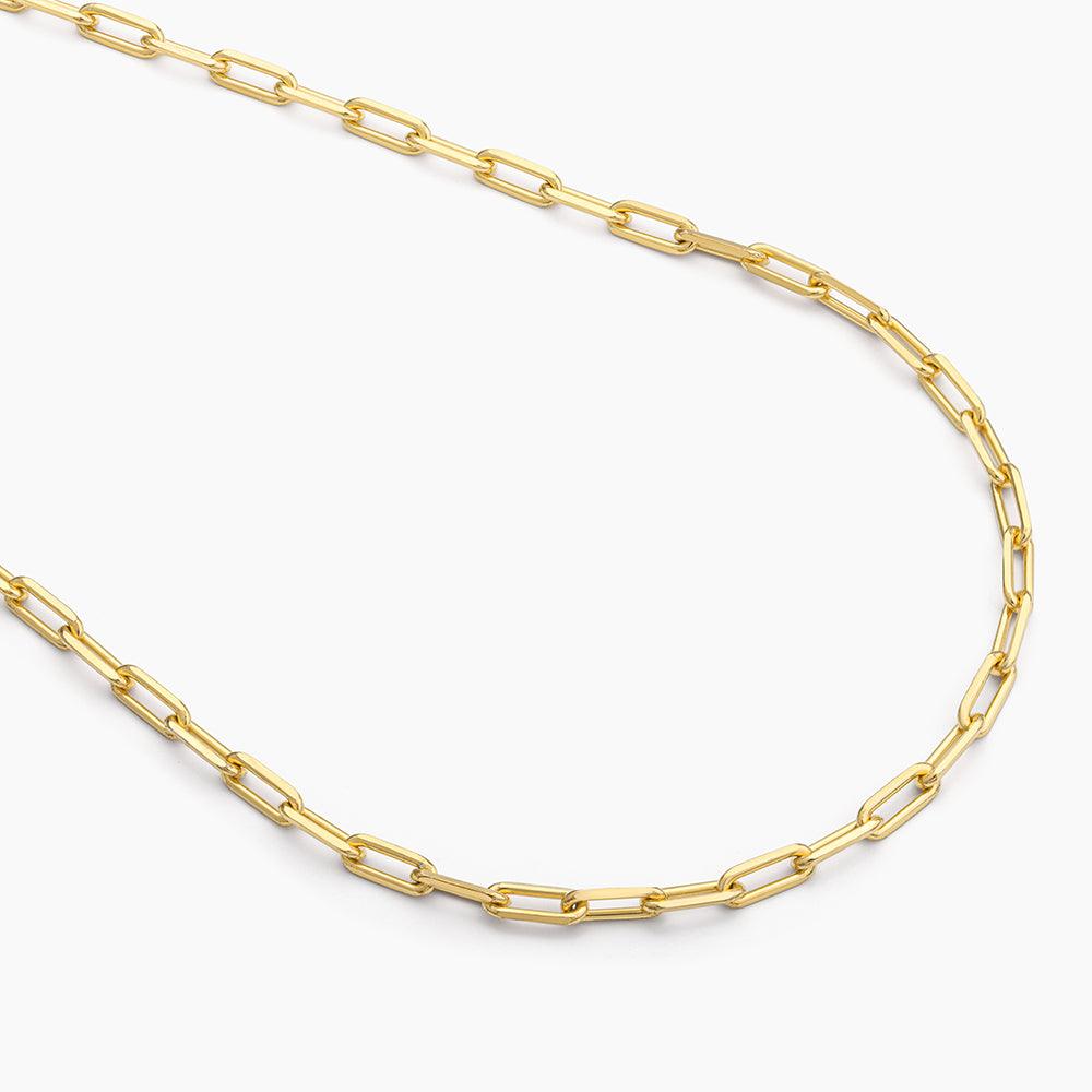 Mini Paperclip Chain Necklace - Image 2
