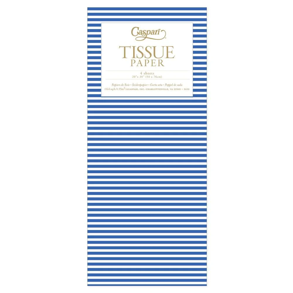 Mini Stripe Navy Tissue