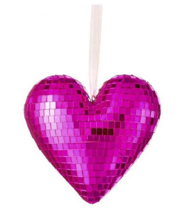 Mirrored Heart Ornament 120mm - Image 3