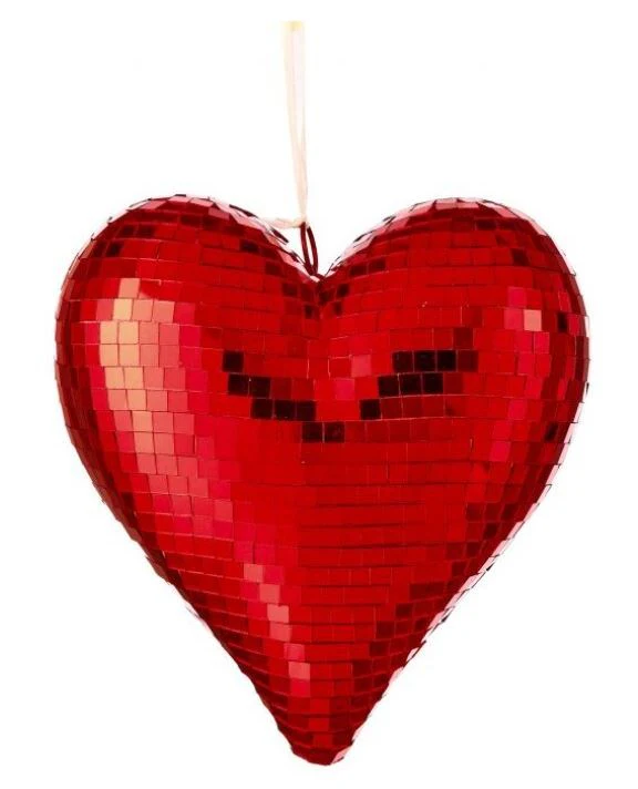 Mirrored Heart Ornament 250mm - Image 4