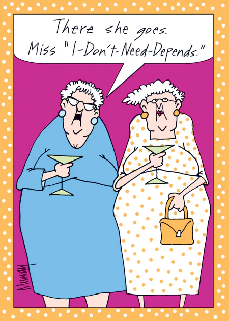Miss I Don't Need Depends Card - Image 2