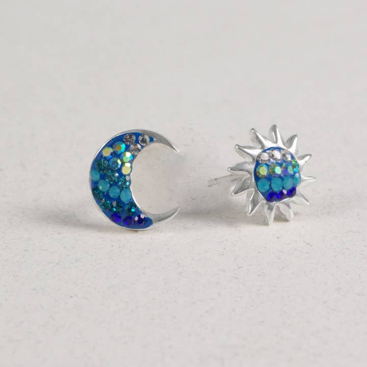 Moon - Sun Stud Earrings - Image 6