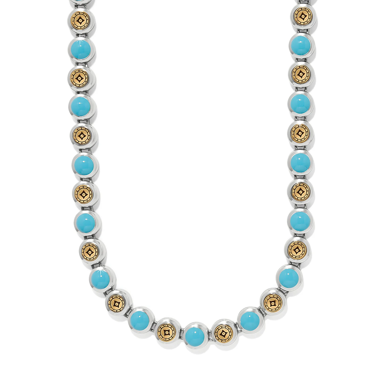 Mosaic Cerrillos Link Necklace